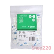 Самоклеющаяся основа для стяжек шириной до 3,6мм, белый, Schneider Electric IMT46450