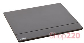 Выдвижной лючок для розеток, 4 модуля, черный, INCARA Legrand 654802