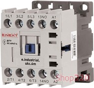 Контактор 6А, 220В, no, малогабаритный, e.industrial.ukc.6M.220 Enext