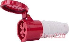 Силовая розетка переносная 4п., 380В, IP67, 63А, e.socket.pro.4.63 Enext