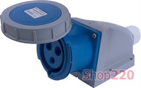 Силовая розетка стационарная 3п., 230В, 32А, IP67, e.socket.123.32.67 Enext