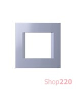 Декоративная рамка пластиковая цвет синий металлик серия Line 2 модуля OL20IB