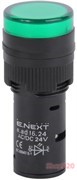 Лампа светодиодная d=16мм 24В АС/DC зеленая, e.ad16.24.green Enext