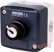 Кнопочный пост секторный переключатель 0-1 с ключом, e.cs.stand.xal.d.144 Enext