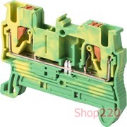 Наборная заземляющая клеммная колодка на DIN-рейку, e.tc.z.din.spring.2,5 Enext