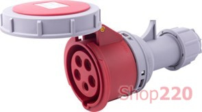 Силовая розетка переносная 5п., 400В, 16А, IP67, e.socket.215.16.67 Enext