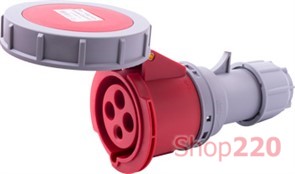 Силовая розетка переносная 4п., 400В, 32А, IP67, e.socket.224.32.67 Enext