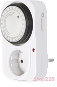 Таймер в розетку суточный, 16А, e.control.t11 Enext