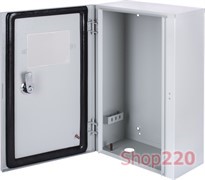 Бокс монтажный навесной БМ-50(стекло)+П (350х500х220) IP54, Enext