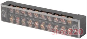 Клеммная колодка защищенная 15А, 10 полюсов, e.tc.protect.15.10 Enext