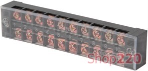 Клеммная колодка защищенная 25А, 10 полюсов, e.tc.protect.25.10 Enext