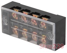 Клеммная колодка защищенная 35А, 4 полюса, e.tc.protect.35.4 Enext