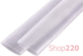 Термоусадочная трубка 1/0,5, 1м, прозрачная, e.termo.stand.1.0,5.transparent Enext