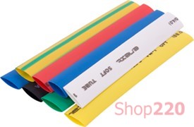 Набор трубок термоусадочных (8 цветов), 100 мм, 24 шт., e.termo.stand.set.8.4 Enext