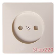 Панель к розетке без заземлением, слоновая кость, e.lux.12211L.pn.ivory Enext