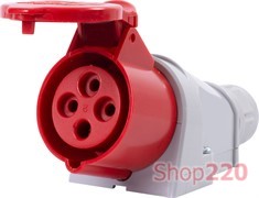 Силовая розетка стационарная 3Р+Z, 400В, 16А, IP44, Tarel