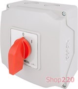 Пакетный переключатель в корпусе, 3p, 0-1, 63А, IP44, LK63/2.211-ОВ/45 TAREL