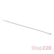 Хомут кабельный 200x4.8мм белый (100шт)