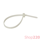 Хомут кабельный 370x4.8 мм, белый (100 шт)