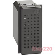 Механизм звонка "бронзовый колокольчик" 230В 12ВА 80дБ 1 модуль. Bticino Living Now. K4351V230