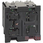 Механизм светорегулятора/диммера кнопочный универсальный для LED-ламп 100/240В 2-проводный 3-400В (LED 3-75Вт) 2 модуля. Bticino Living Now. K4411