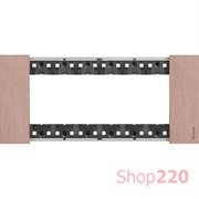 Рамка на 1 пост, 6 модулей - Итальянский стандарт. Цвет Медь. Bticino Living Now. KA4806ZM