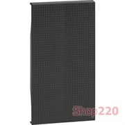 Лицевая панель звонка 2 модуля. черный. Bticino Living Now. KG15M2