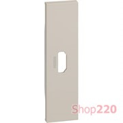 Лицевая панель розетки HDMI 1 модуль. песочный. Bticino Living Now. KM14