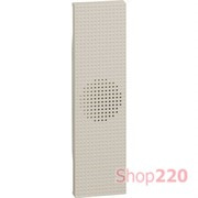 Лицевая панель звонка 1 модуль. песочный. Bticino Living Now. KM15