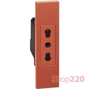 Розетка электрическая итальянского стандарта 2К