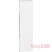 Лицевая панель заглушки 1 модуль. белый. Bticino Living Now. KW00