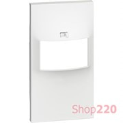 Лицевая панель датчика движения 2 модуля. белый. Bticino Living Now. KW17