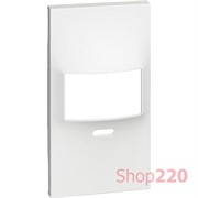 Лицевая панель датчика движения 2 модуля. белый. Bticino Living Now. KW17SL