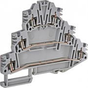 Клемма пружинная трехуровневая ЕSP3-HLD.2 (2,5 мм кв, 3-уровн., серая)