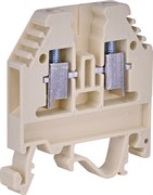 Клемма винтовая под предохранитель с втулкой VSV 4 PA (4 mm2_бежевая)