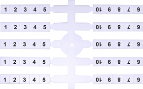 Маркировочная табличка (200шт.) EO3 (1-10)