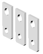 Переходник шинный ZB2 S800-800/3 (компл. 3 шт., прямые)