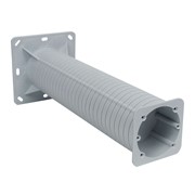 Подрозетник для термоизолированных фасадов, удлиненный; ПП; 120х120х300мм