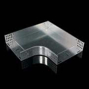 Поворот горизонтальный 90° для лотка JUPITER; размеры-60x200x400mm Толщ. металл-1, покрытие Сендзимир