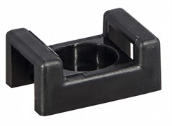 Площадка для хомутов 22x16x9.5, отв. d=4.5мм, CTH-2А черная (100 шт.)