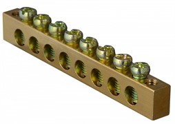 Нулевая шина 8 отв. (6*9)