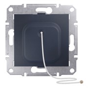 Кнопка со шнурком, графит, Sedna SDN1200170 Schneider