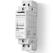 Реле импульсное; 2NO; 16A; 24В AC; AgNi; эл.мех.; кн.тест + мех.индикатор; модульное; 17.5мм