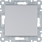 Выключатель проходной, серебристый, Lumina WL0022 Hager