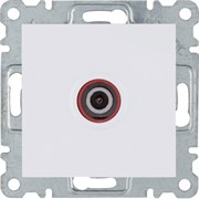 Розетка ТВ, белый, Hager Lumina WL3210