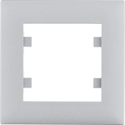 Рамка 1X, Lumina-Intens, серебристый, Lumina WL5512 Hager