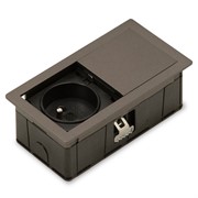 Врезная розетка в стол 220В, пьютер, Versahit Mono ASA 060.25F.00005