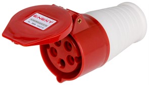 Силовая розетка 16А, 380В, 5 полюсов, переносная, e.socket.pro.5.16
