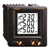 Цифровой мультиметр LCD 96x96 мм. Вх.20мА?6A/300В (LN),519В AC (LN); 1/3ф 240В AC