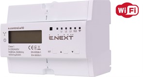 Счетчик трехфазный 10(80)А электронный класс 36526 (некоммерц.) многофункциональный, e.control.w10 Enext